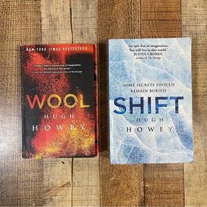 Hugh Howey 'Wool' and 'Shift' Book Set Silo Paperback Series Dystopian Sci Fi